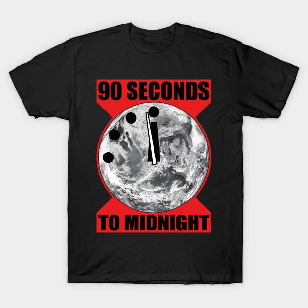 90 Seconds to Midnight T-Shirt by Rough-Cut Head